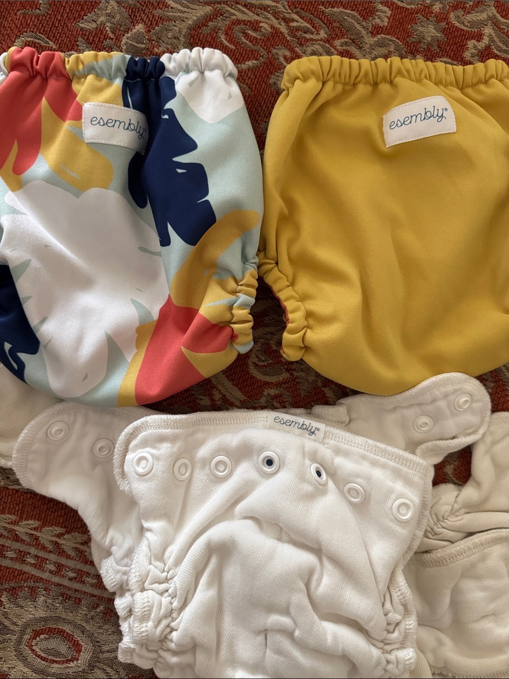 Eco-friendly Cloth Diaper Covers - White, Yellow & Multicolor - Picture 5 of 5